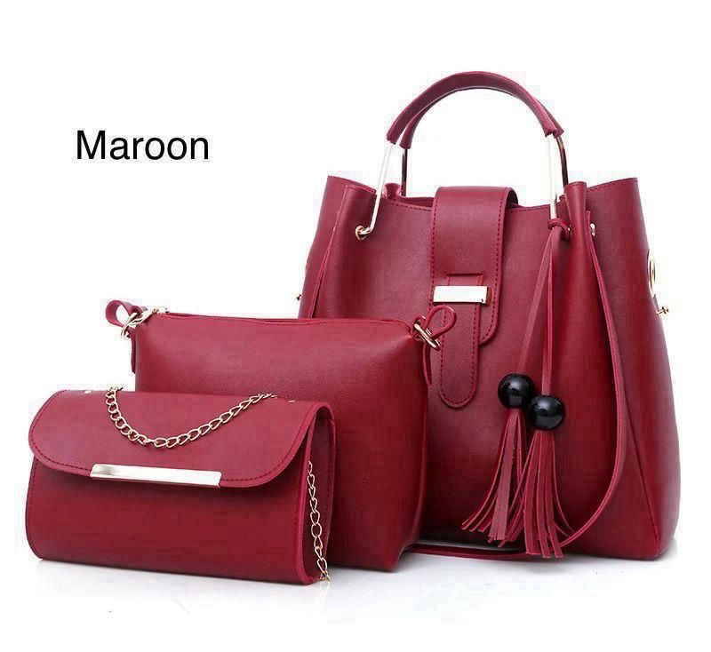 Elegant 3-Piece Women’s Handbag Set